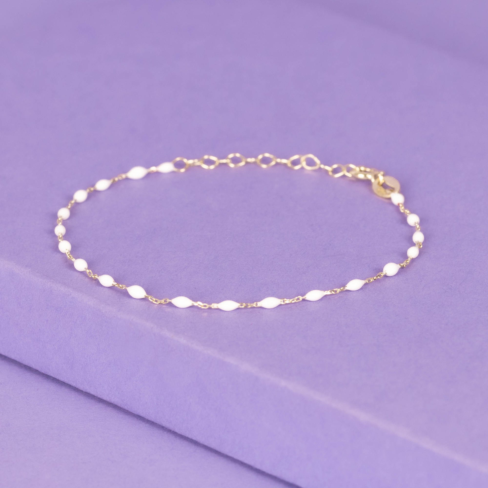 Bracelet Amada Blanc - Or Jaune