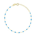 Bracelet " Amada Turquoise" Or Jaune 375/1000
