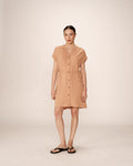 Robe Courte Rozana - Camel