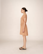 Robe Courte Rozana - Camel