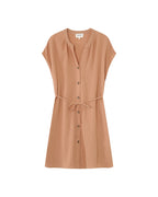 Robe Courte Rozana - Camel