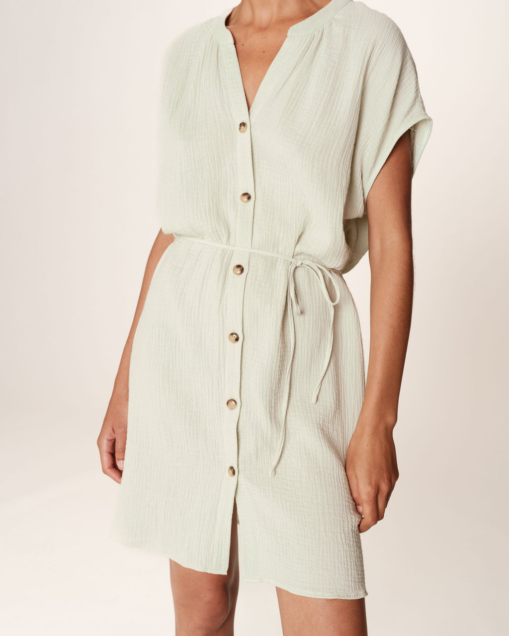 Rozana Short Dress - Mint