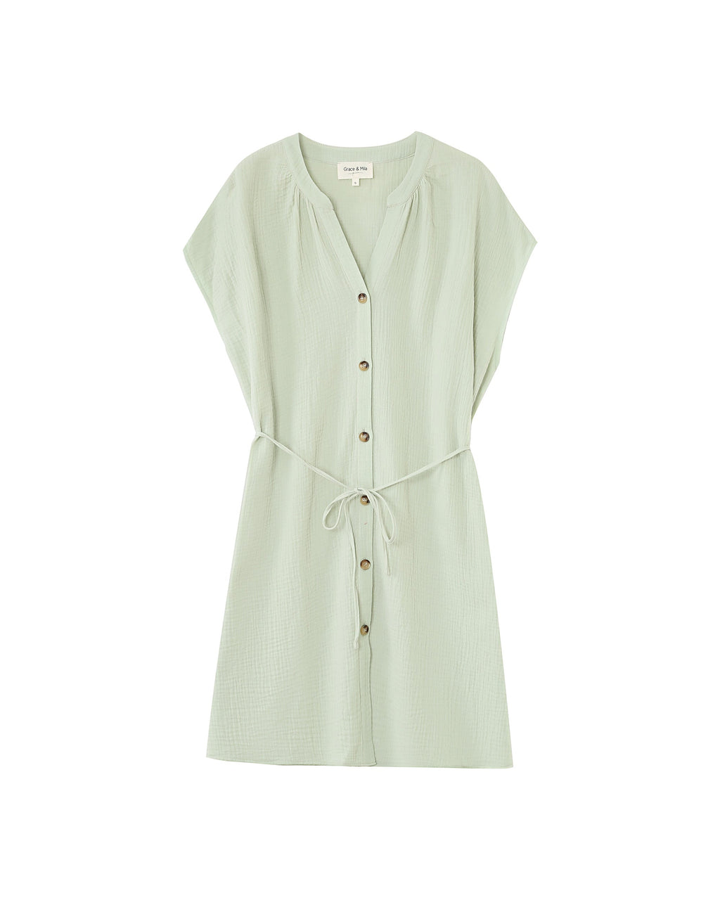 Rozana Short Dress - Mint