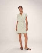Rozana Short Dress - Mint