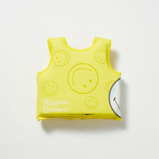 Smiley Swimming Vest - Yellow
