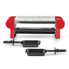 Raclette & Pierre À Cuire - 2 Personnes - Rouge