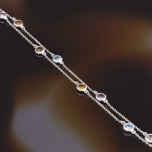 “Colormix” Bracelet White Gold 3.19Ct/7