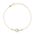 Pulsera “Hermoso Topacio” Oro amarillo 375/1000