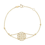 Pulsera “Sol” Oro amarillo 375/1000