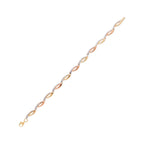 Pulsera "Donatella" - Oro Tricolor 375/1000