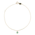 Bracelet "Round Emerald Yellow Gold 375/1000