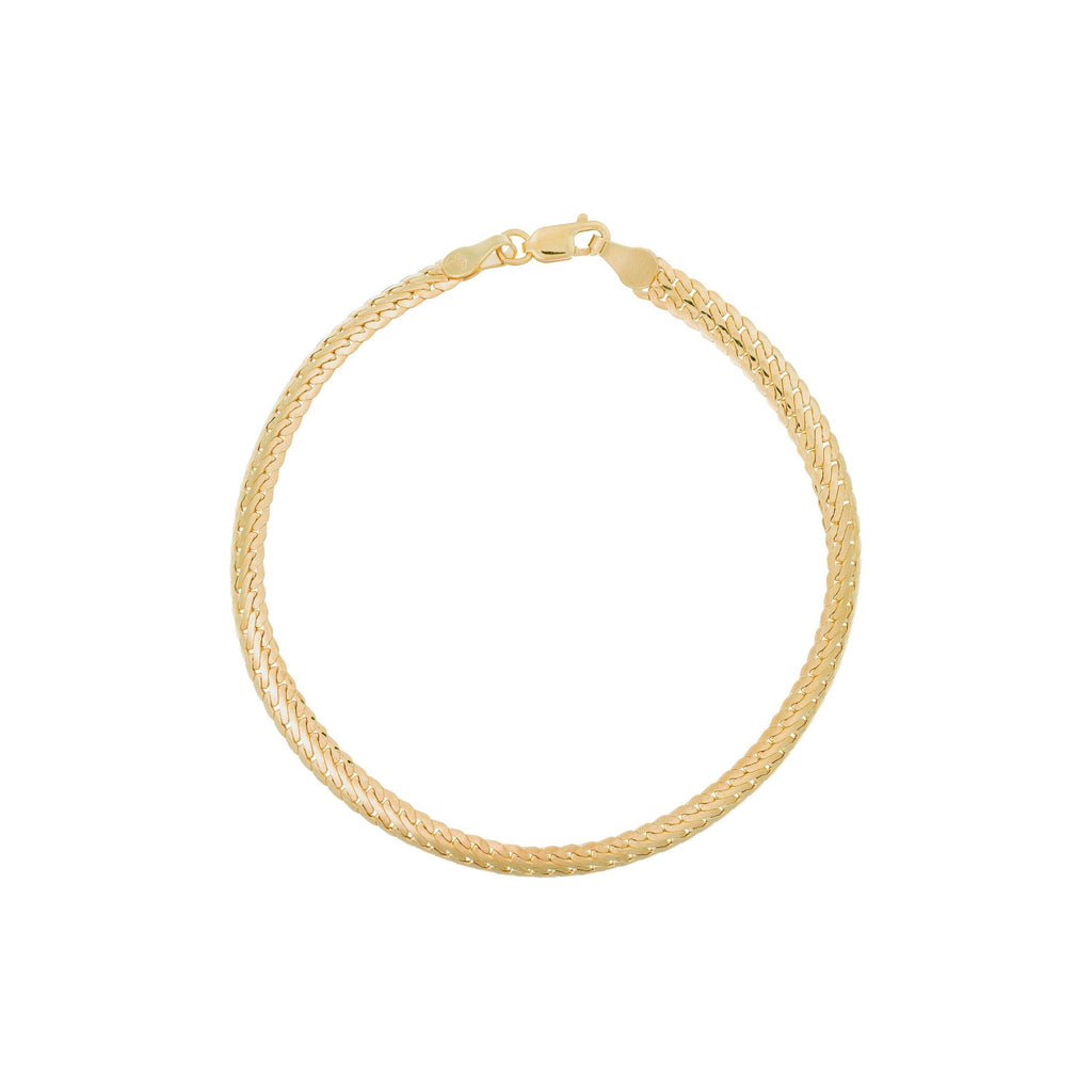Compact Bracelet "Guaya" - Yellow Gold 375/1000