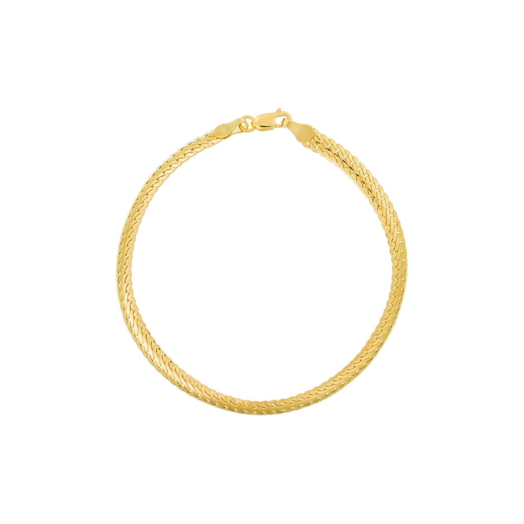 Pulsera Compacta “Guaya” – Oro Amarillo 375/1000