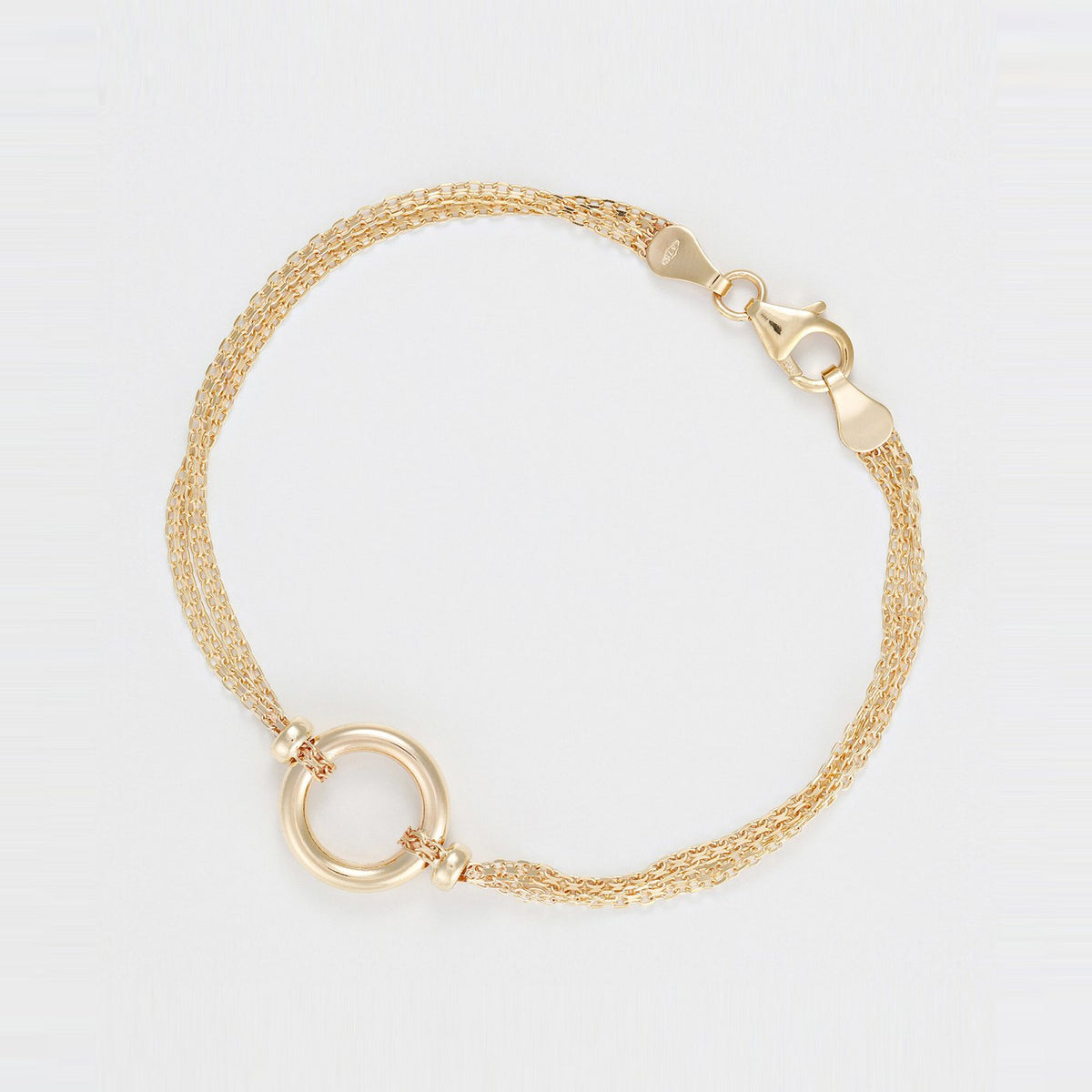 Bracelet "Rounda" Or Jaune 375/1000