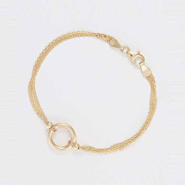 Bracelet "Rounda" - Or Jaune 375/1000