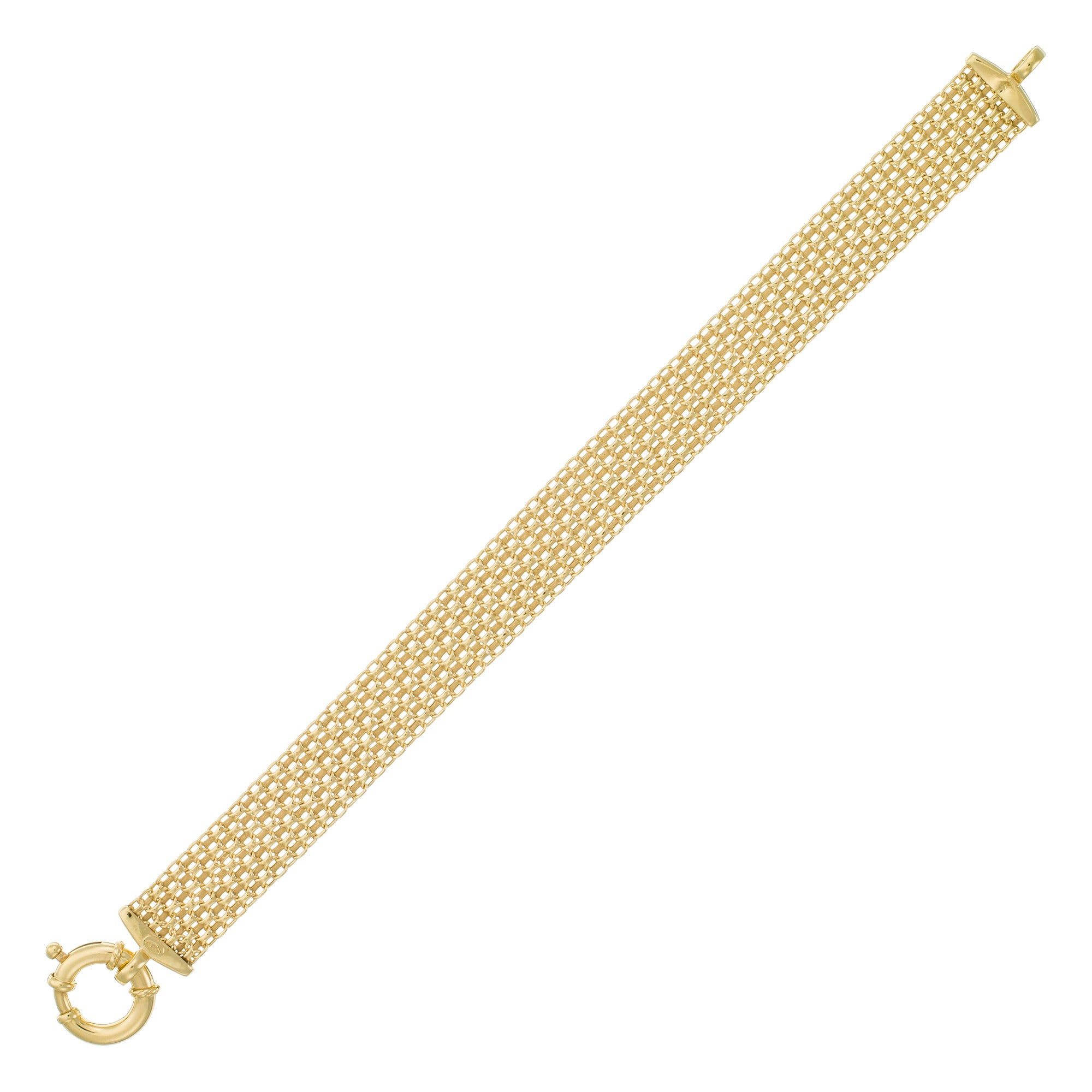 Bracelet "Maille Calera Fermoir Bouée"