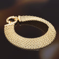 Bracelet "Maille Calera Fermoir Bouée" Or Jaune 375/1000