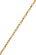 Bracelet Maille "Golya" Or Bicolore 375/1000