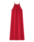 Robe Longue Rubis - Cerise