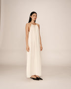 Robe Longue Rubis - Ecru