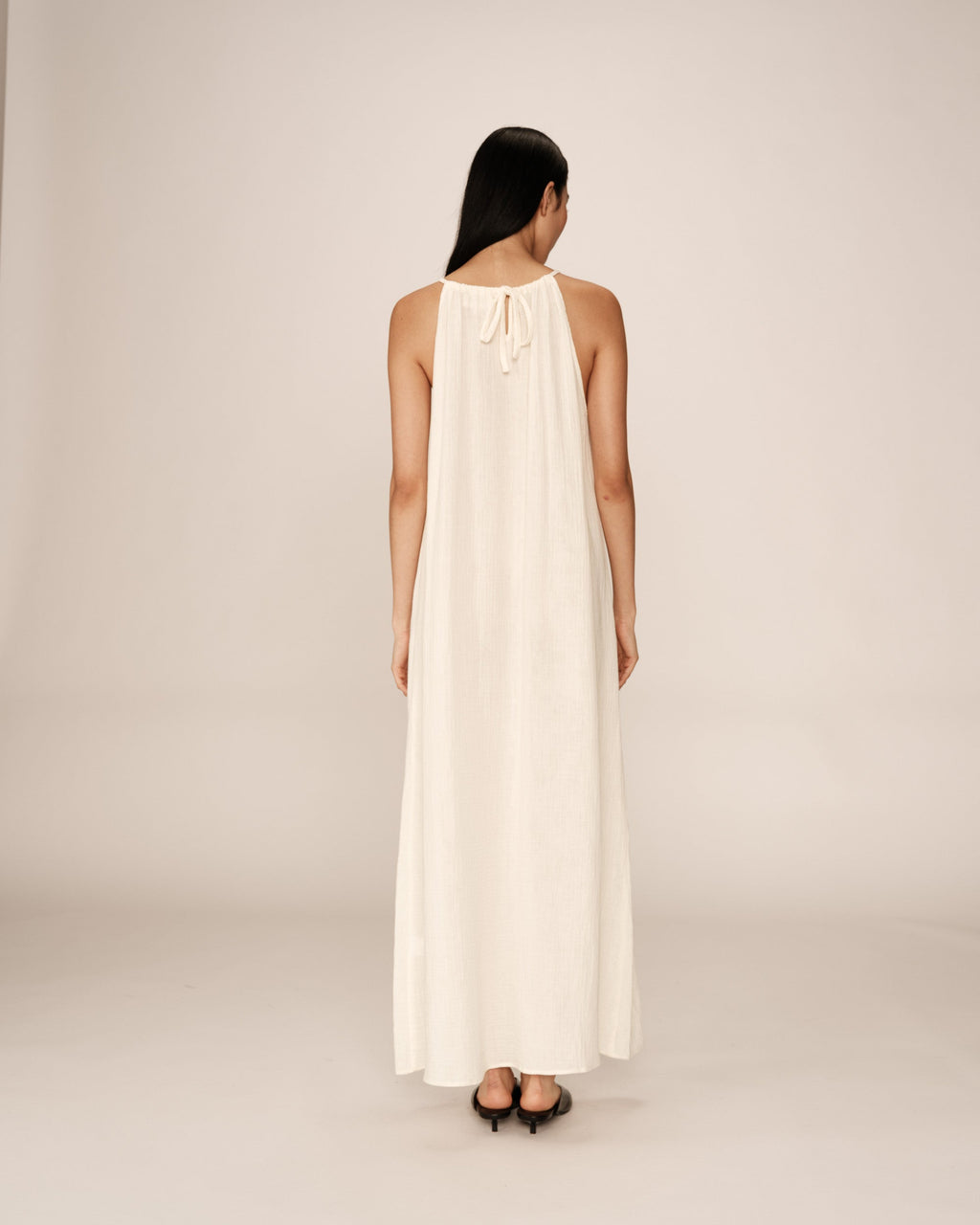 Robe Longue Rubis - Ecru