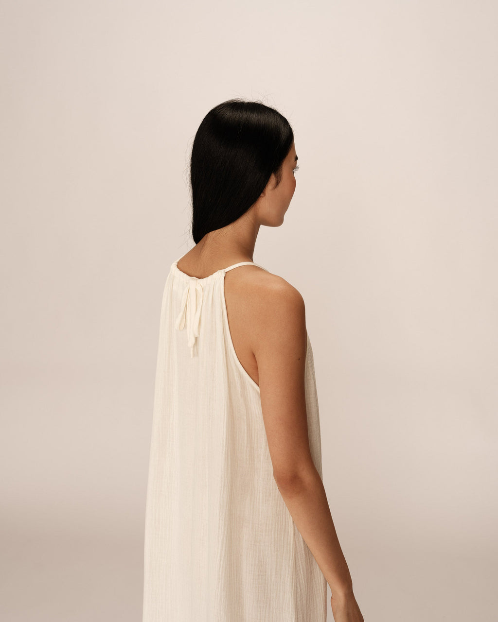 Robe Longue Rubis - Ecru