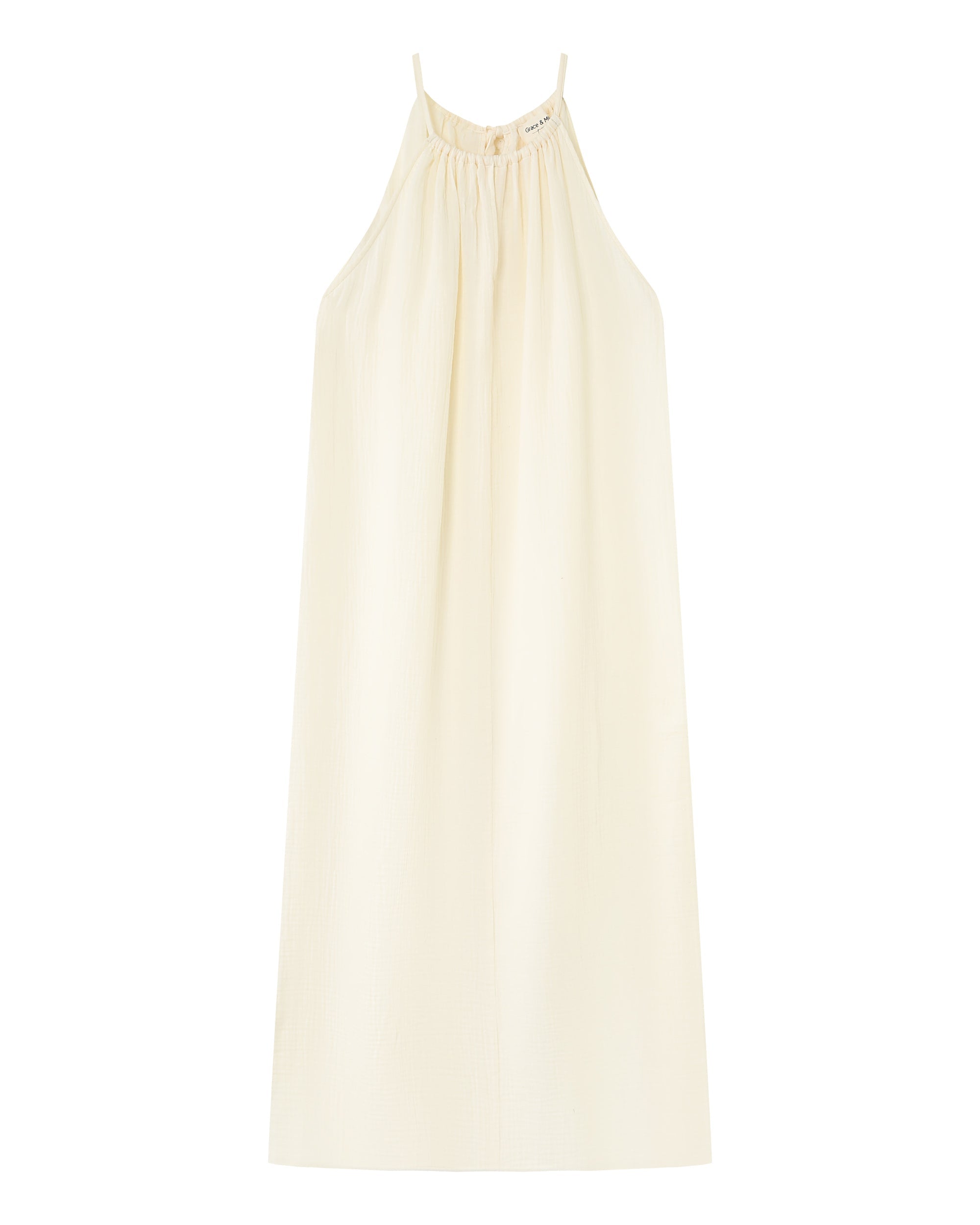 Robe Longue Rubis - Ecru