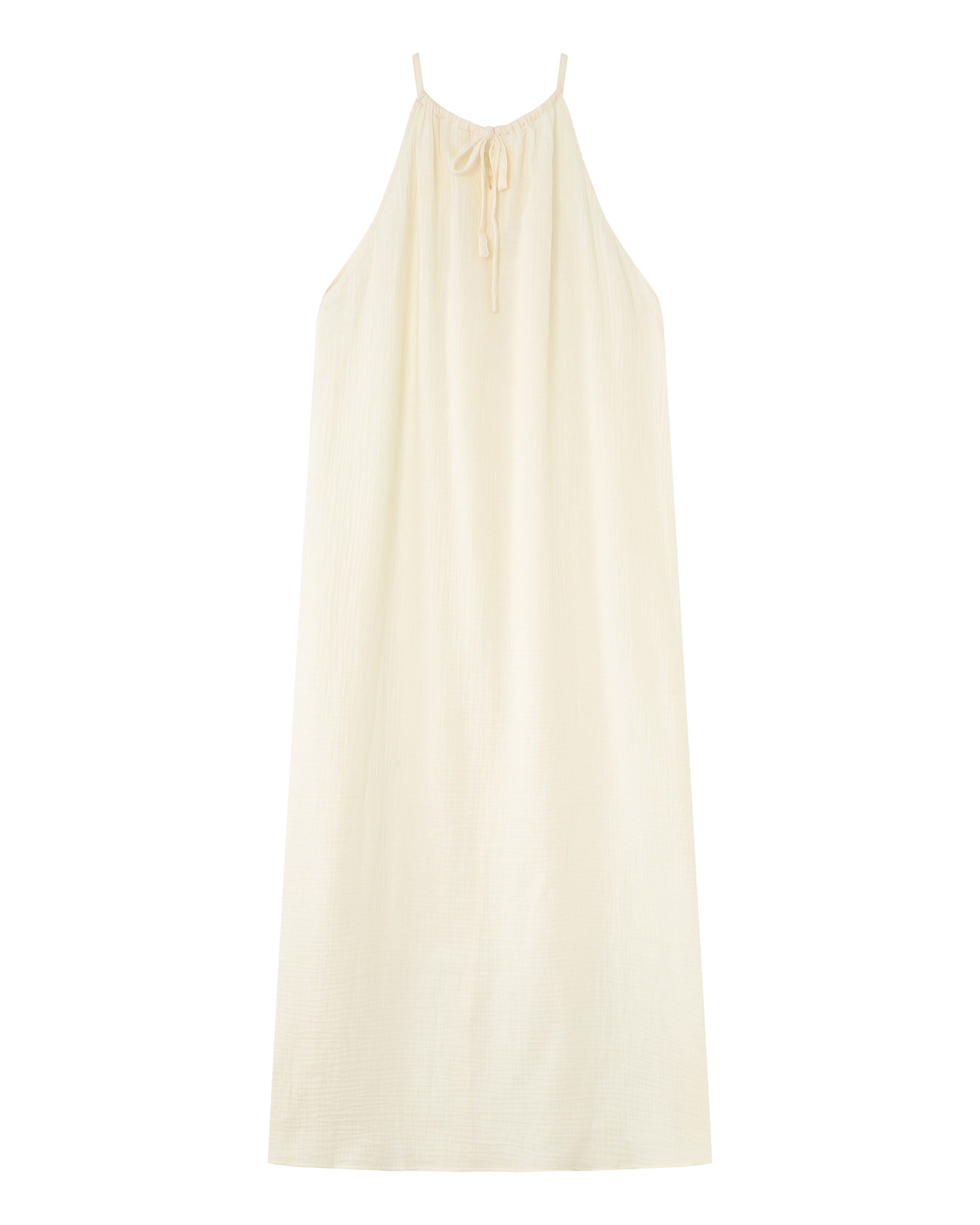Robe Longue Rubis - Ecru
