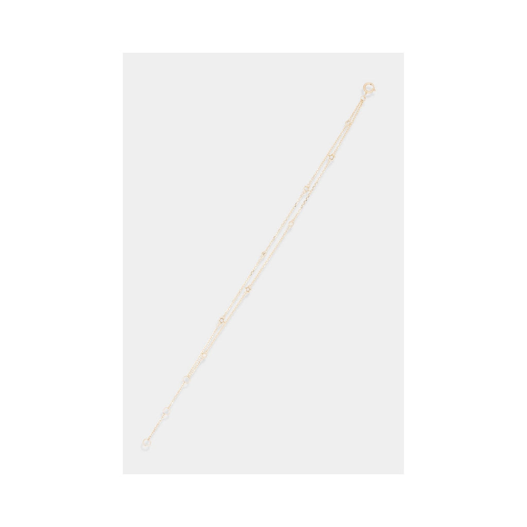 Pulsera "Life Line" Diamantes 0.105/8 - Oro Amarillo 375/1000