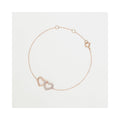 Pulsera “Nunca Sin Ti” Diamantes 0.113/18 – Oro Rosa 375/1000