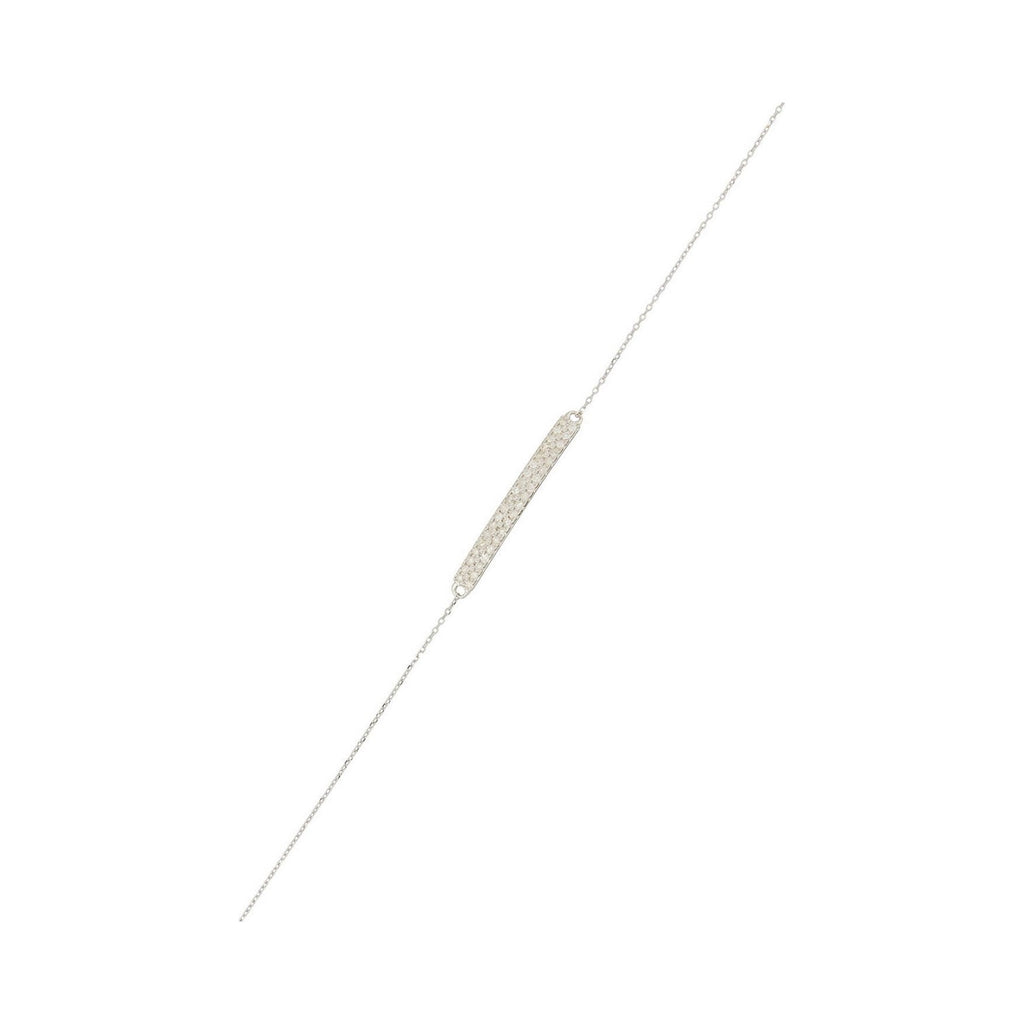 Pulsera "Bunbury" D 0,17/38 - Oro blanco 375/1000