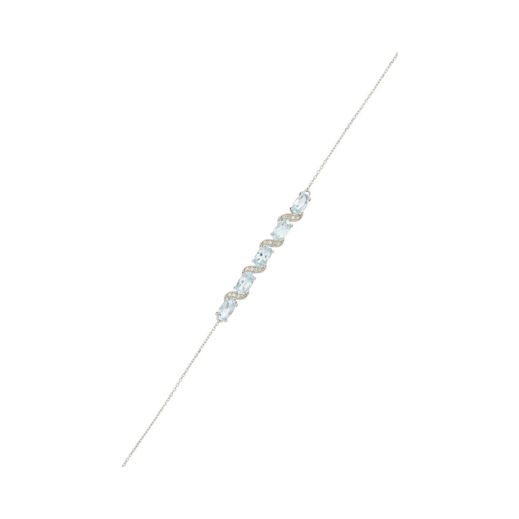 Brazalete "Adelaida" D 0,09/16 Bt 1,75/5 - Oro blanco 375/1000
