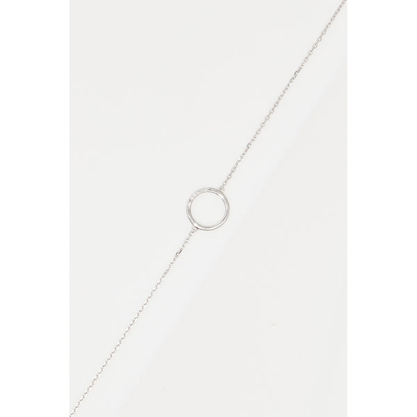 Bracelet "Cercle" D0,02/5 - Or Blanc 375/1000