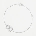 Bracelet "Akam" D0,12/48 - Or Blanc 375/1000
