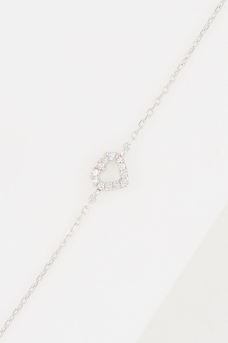 "Lovia" Bracelet D0.05/12 - 375/1000 White Gold
