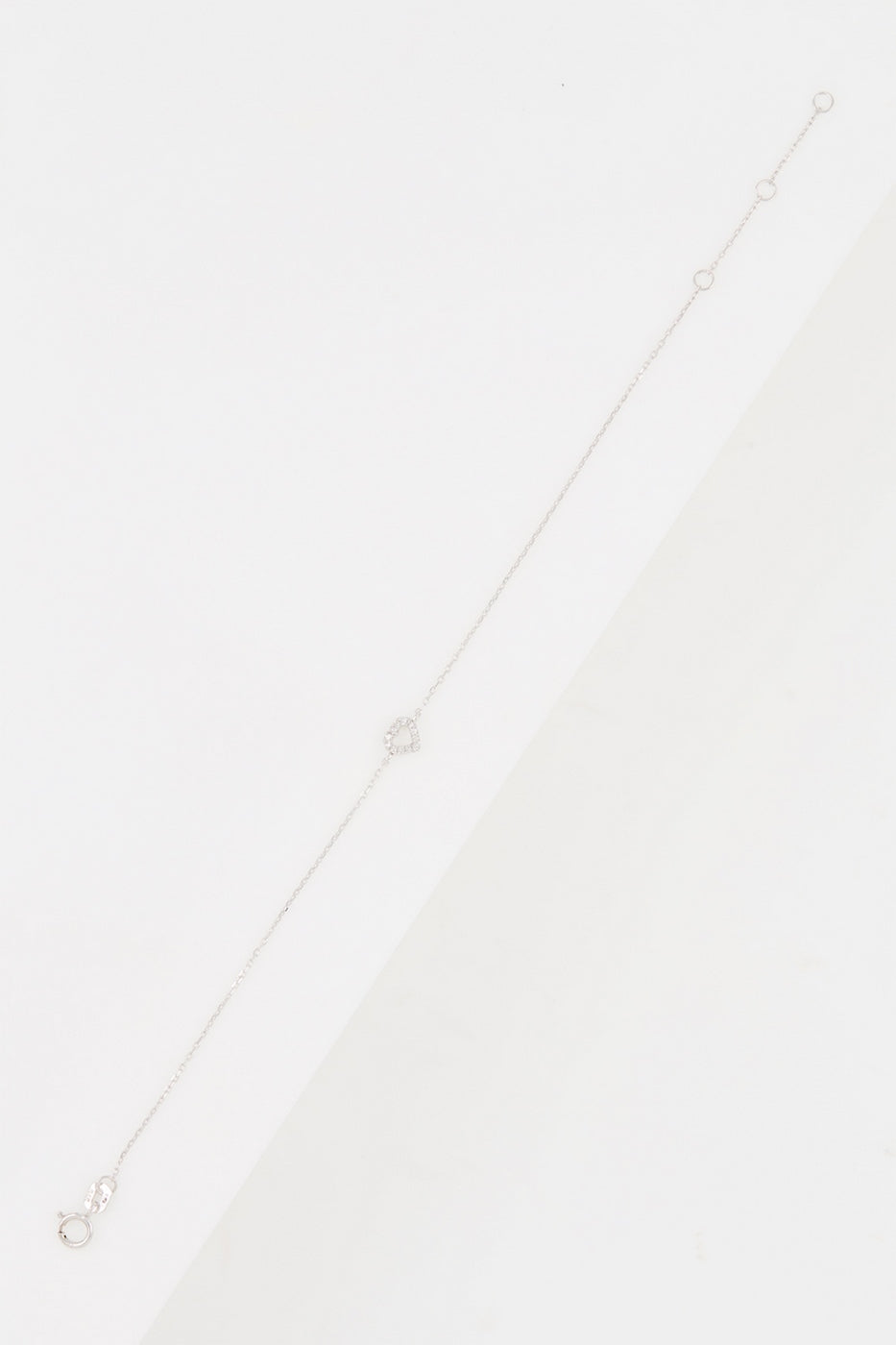"Lovia" Bracelet D0.05/12 - 375/1000 White Gold