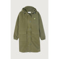 Straight Mid-Length Parka - Khaki - Women