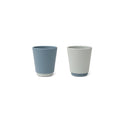 Tasse En Silicone Bicolore Enfant - Lot De 2 Rachel - Blue Mix
