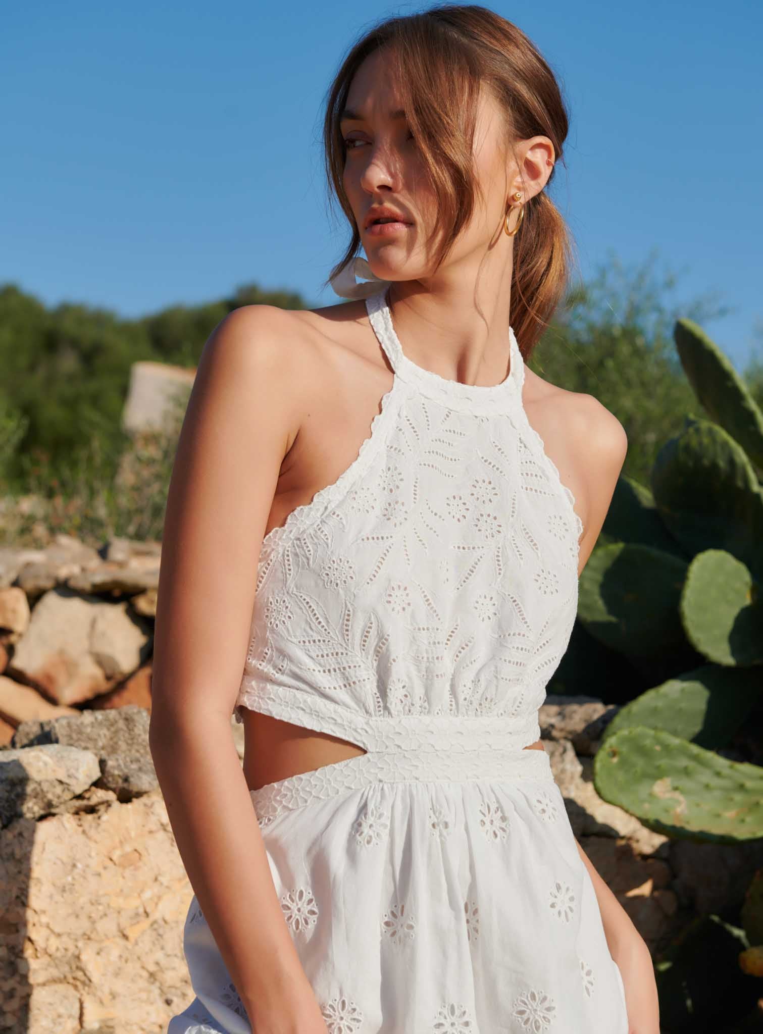 Vestido Raveen Shiffly - Crudo