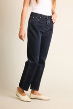 Straight-Leg Black Jeans V2