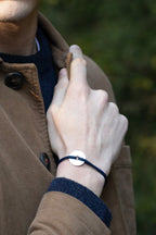 Bracelet Remous - Bleu Marine