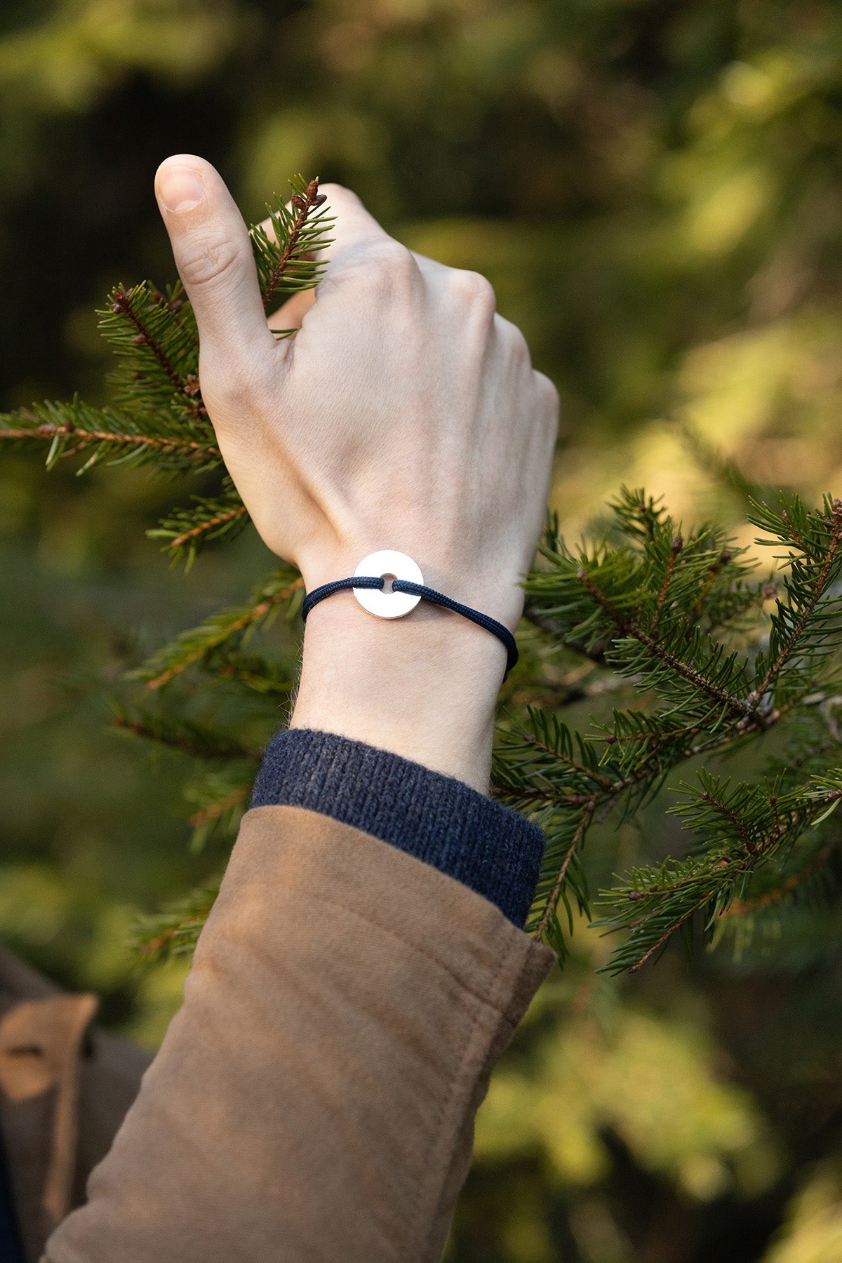 Bracelet Vareuse - Bleu Marine & Blanc