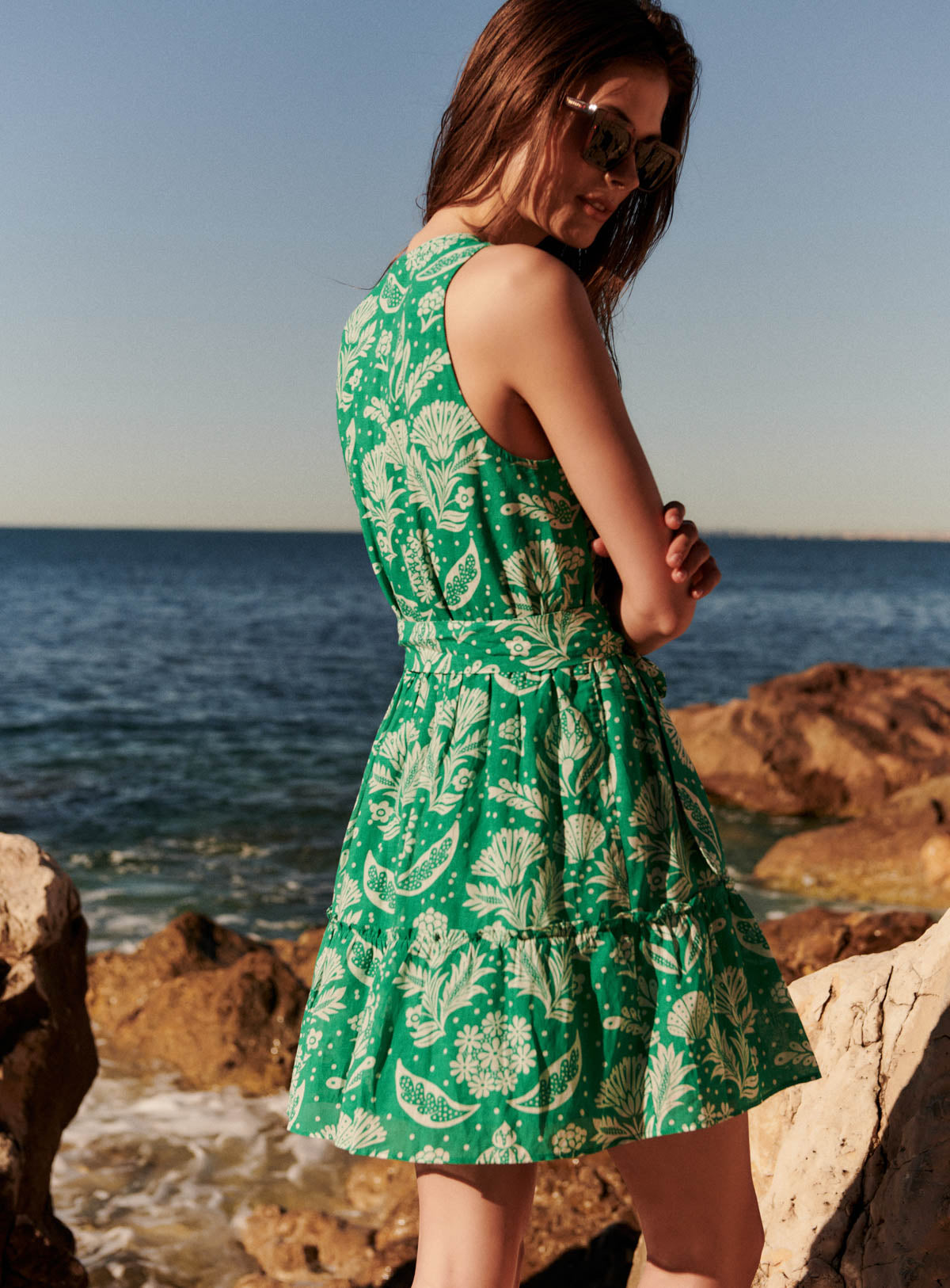 Robe Courte Rey Seashell - Jade