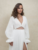 Vestido de ceremonia Flora - Blanco