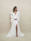Robe Cérémonie Victoria + Manteau - Blanc