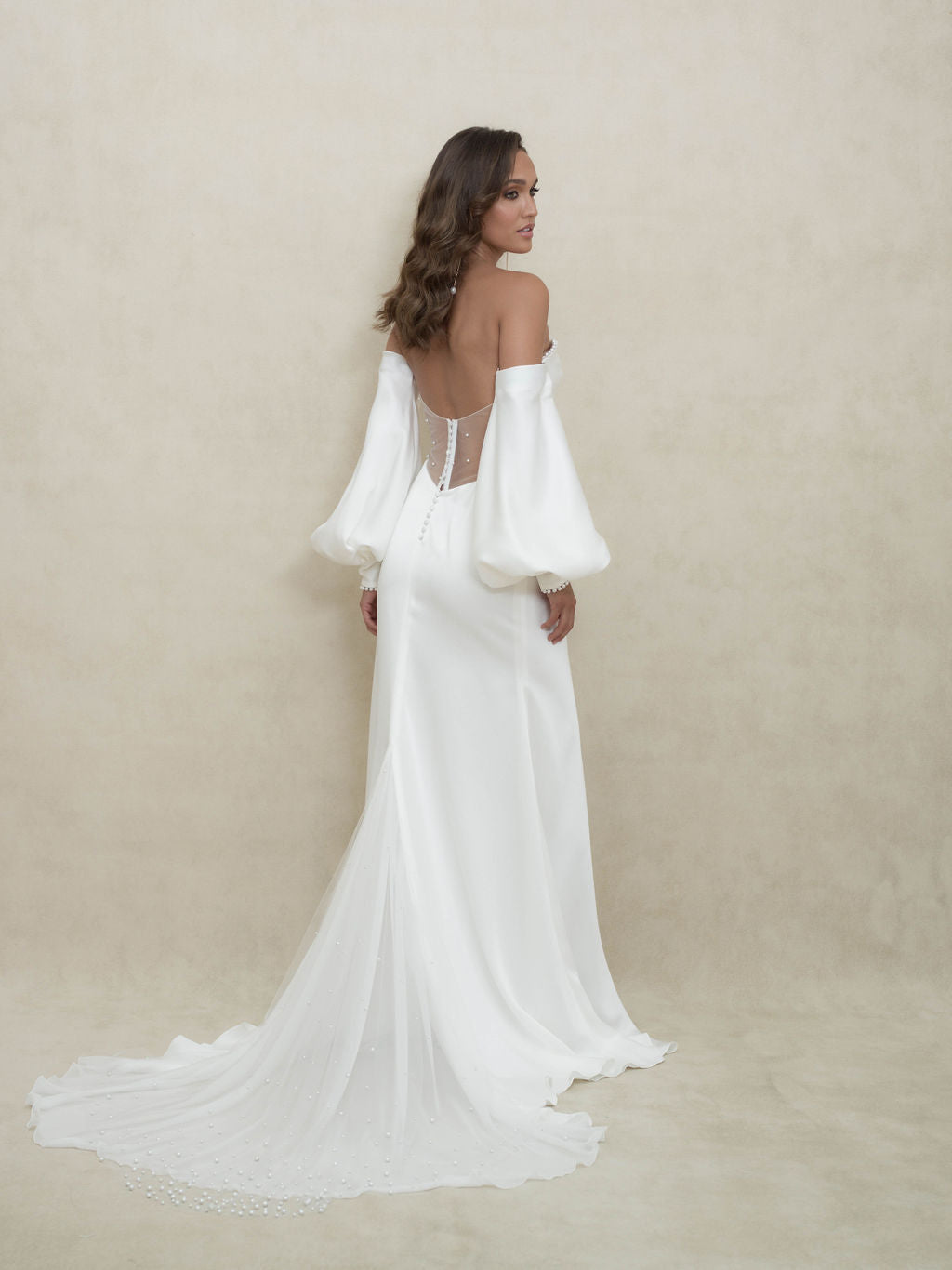 Vestido de ceremonia Celine - Blanco