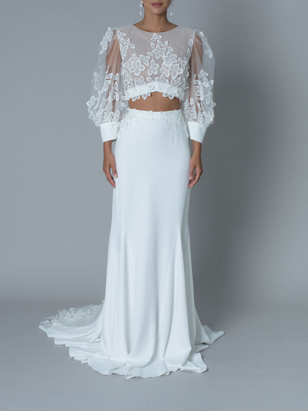 Amber Beverly Ceremony Dress - White