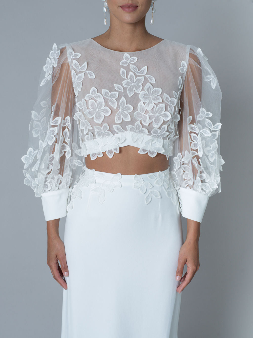 Amber Beverly Ceremony Dress - White