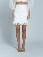 Java Skirt - White