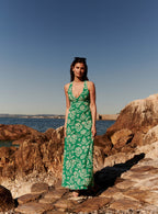 Rina Seashell Midi Dress - Jade